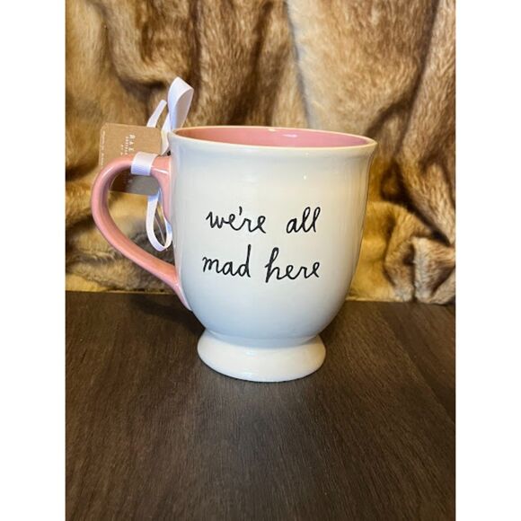 Alice in Wonderland "we're all mad here" Cheshire cat mug - Picture 3 of 3